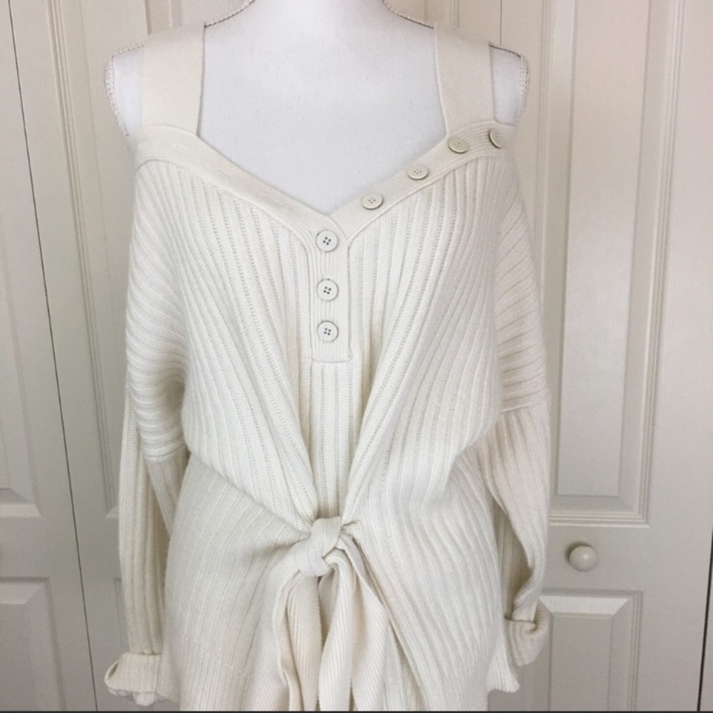 Derek Lam 10 Crosby Cold Shoulder Sweater